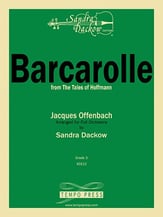 Barcarolle Orchestra sheet music cover